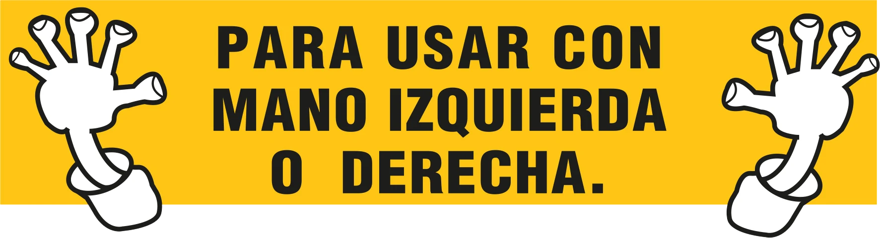 Apto zurdos y diestros