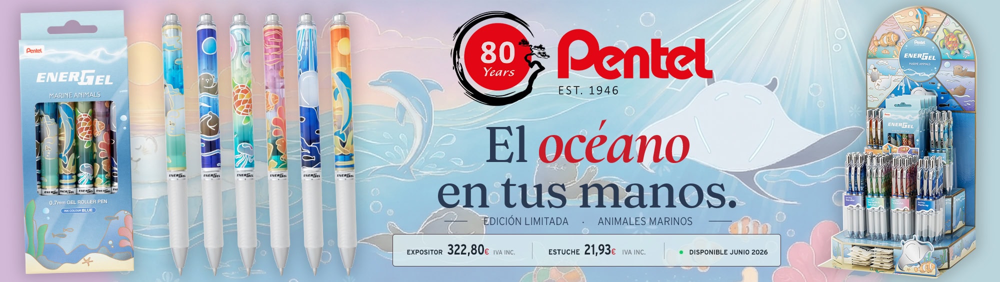 Energel Marine Animals — Edición 80 Aniversario