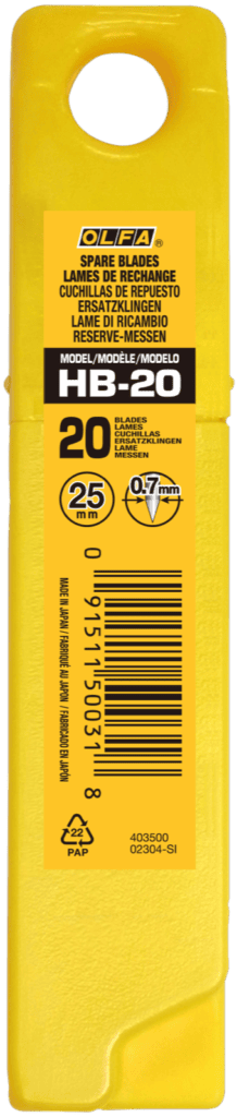 Cuchillas Olfa HB-20