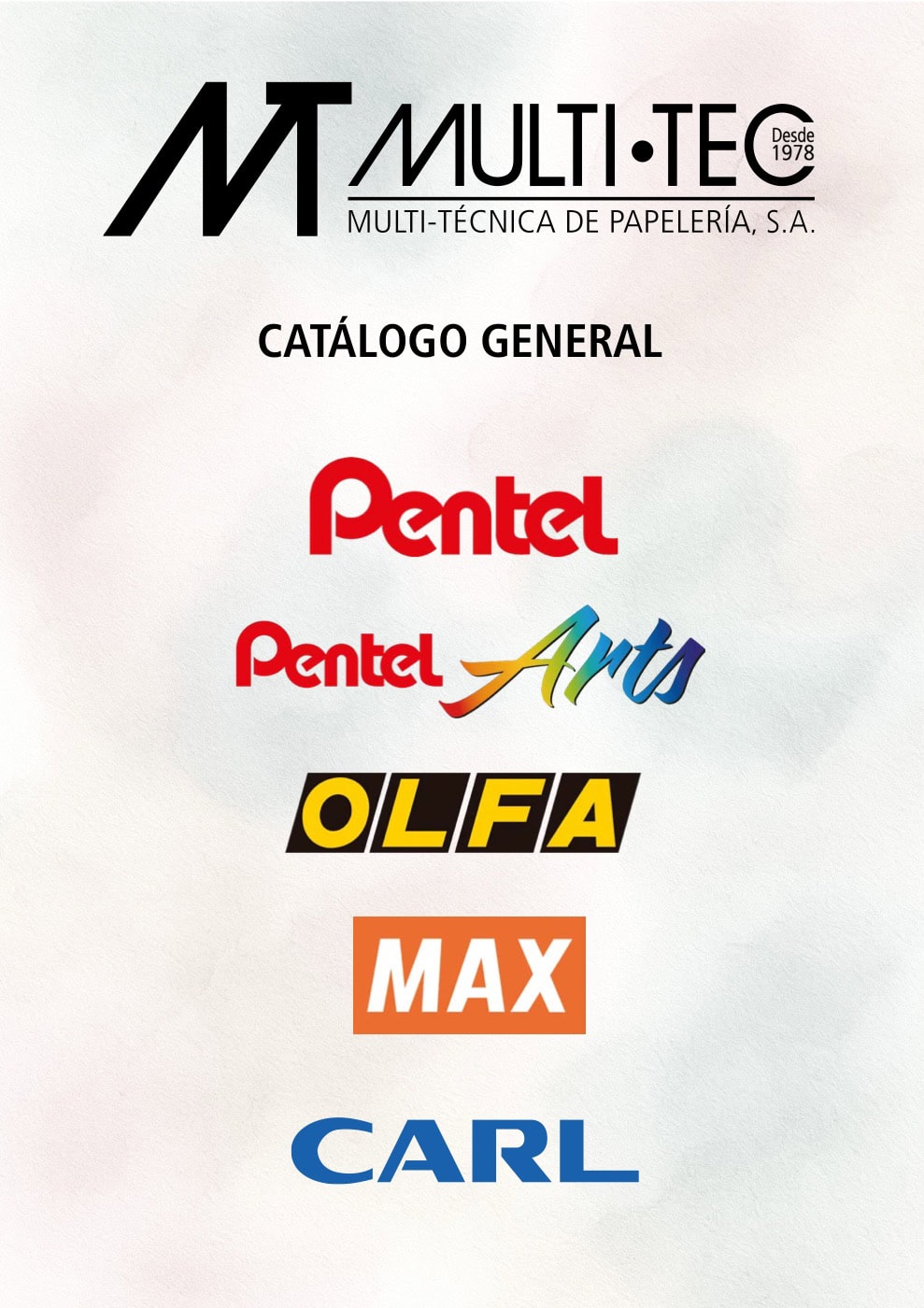 Portada del catálogo general de Multi-Técnica