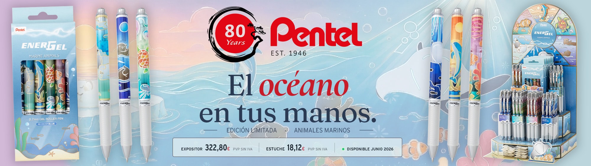 Energel Marine Animals — Edición 80 Aniversario